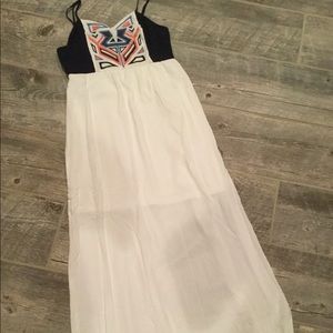 Flying Tomato Boho Embroidered Maxi Dress